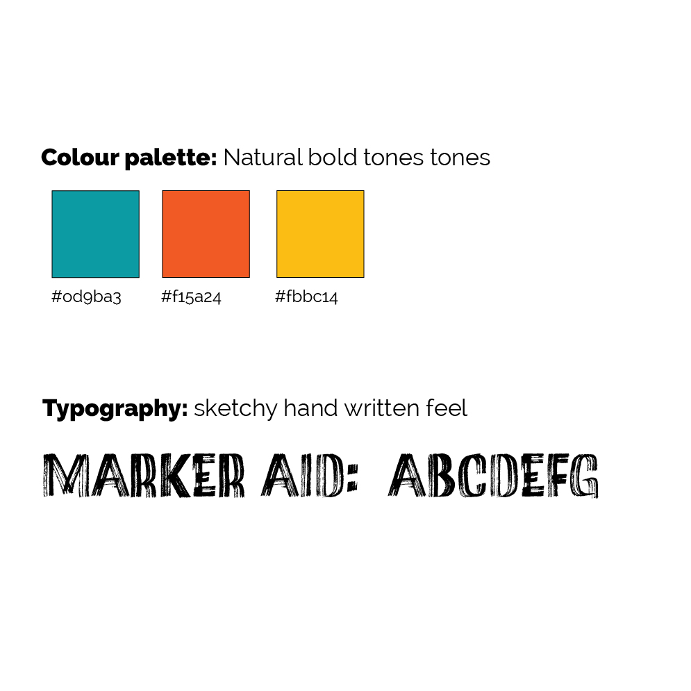 Adventure brand color palette